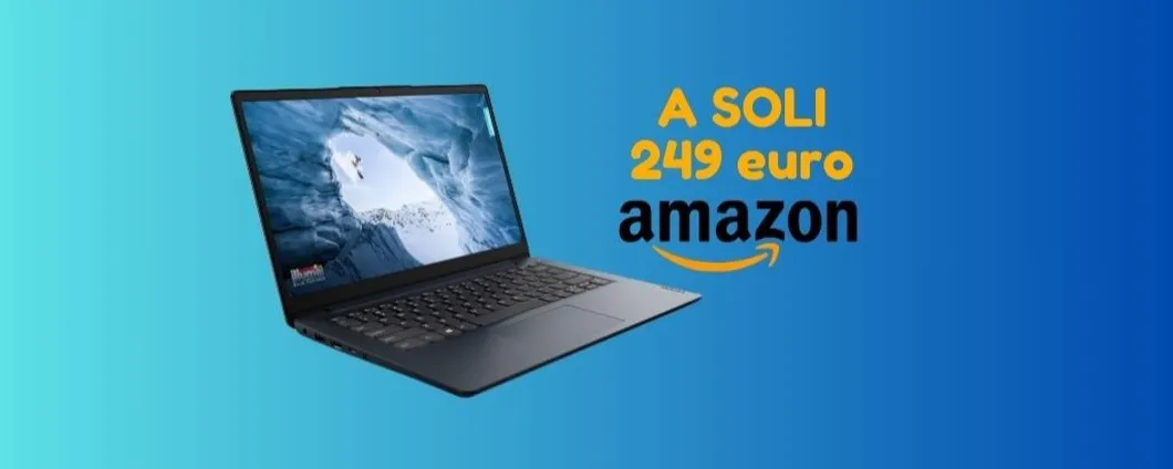 Notebook Lenovo IdeaPad 1 oggi SUPER SCONTATA su Amazon!