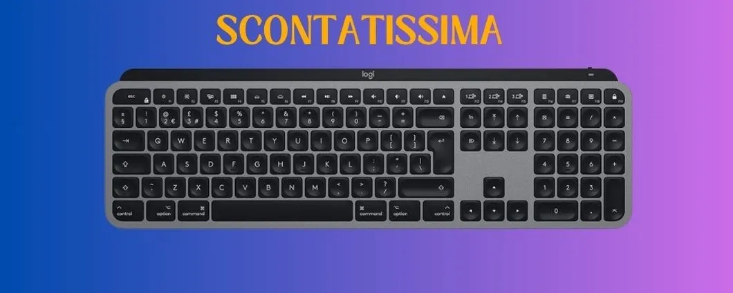 Tastiera Logitech MX Keys SUPER SCONTATA su Amazon (risparmi 46 euro)