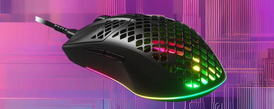 SteelSeries Aerox 3 a 46€: sconto imperdibile per un ottimo mouse da gaming