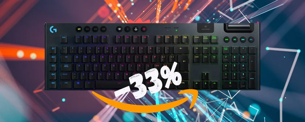 Logitech G915: la MIGLIORE tastiera wireless da gaming al 33%