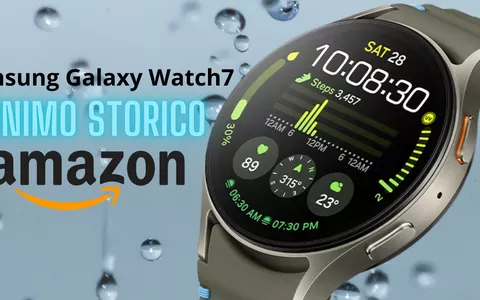 Samsung Galaxy Watch7 LTE da 40 mm al minimo storico su Amazon