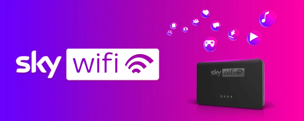 Passa alla Fibra 100% Ultraveloce di Sky Wifi: 24,90€/mese e attivazione a 29€