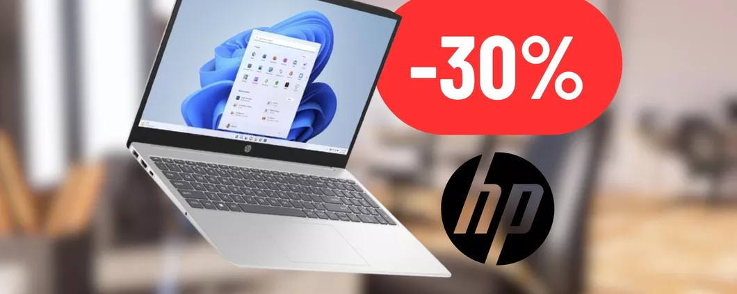 Notebook HP eccellente per studio, lavoro e social: RISPARMIA 130€ su Amazon