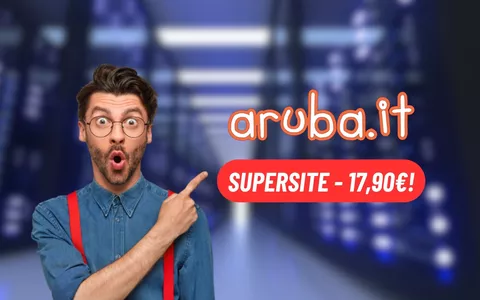 Aruba Hosting: con SuperSite crei e gestisci il tuo sito ad un prezzo irrisorio