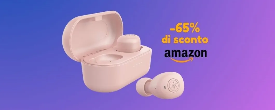OUTLET AMAZON: Cuffie Bluetooth Yamaha SCONTATE del 65%, corri a prenderle!