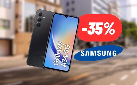 RISPARMIA 140€ sul Samsung Galaxy A34: MEGA OFFERTA con 35% di SCONTO