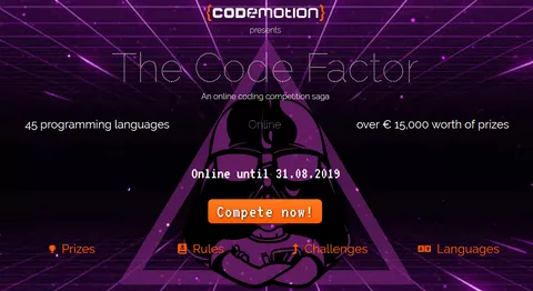 The Code Factor: la prima Global Coding Challenge di Codemotion