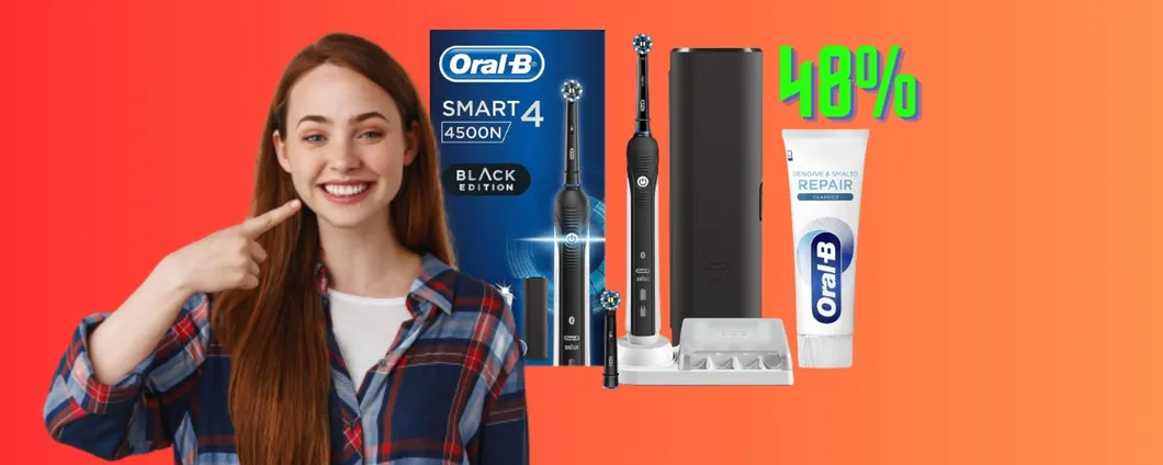 Sorriso smagliante con lo spazzolino elettrico Oral-B: SUPER PROMO CON MAXI SCONTO