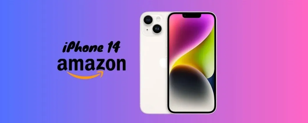 OFFERTISSIMA: su Amazon iPhone 14 ti costa pochissimo e RISPARMI 100 euro!