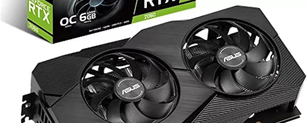 ASUS Dual GeForce RTX 2060 OC Edition EVO a soli 200€ su Amazon