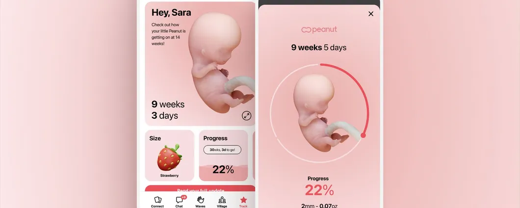 Peanut: il social per le donne aggiunge una funziona gravidanza