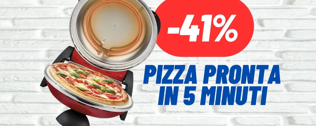 PIZZA pronta in 5 minuti con il forno elettrico DEDICATO: SCONTO FOLLE (41%)