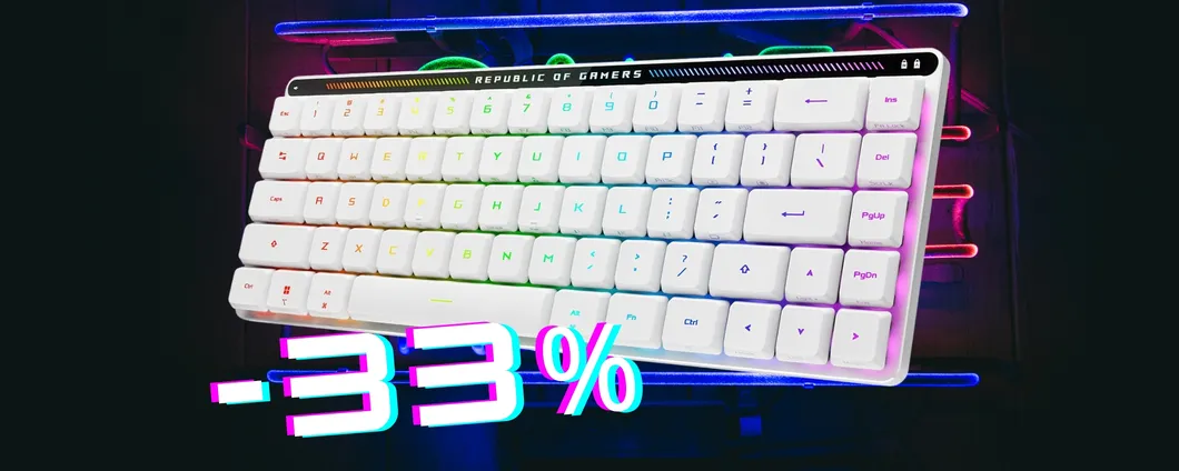 Offerta ASUS ROG Falchion RX: la tastiera gaming al prezzo giusto