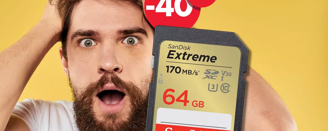 MAI PIù foto perse: Sandisk Extreme con sistema di RECUPERO file persi a soli 13€!