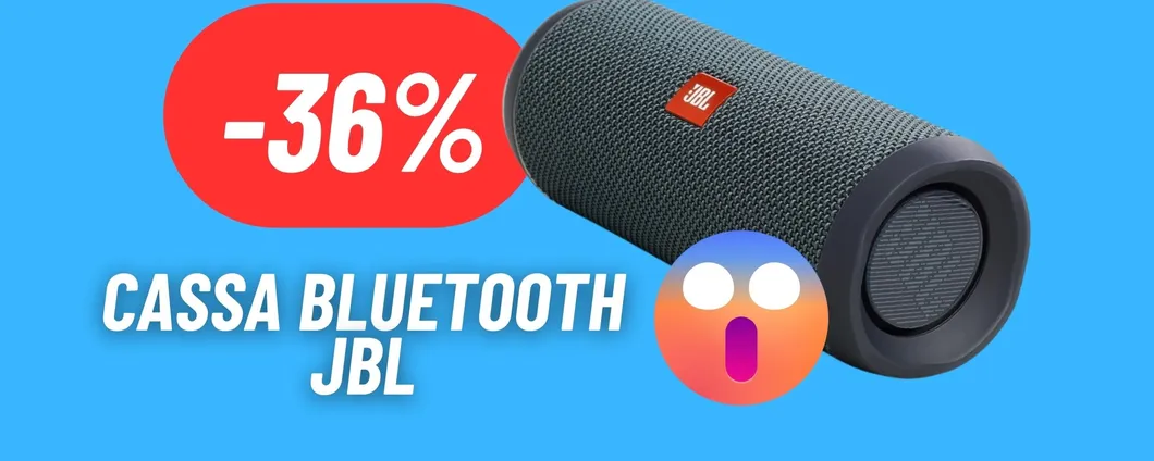 Porta la tua musica A SPASSO con la cassa JBL: OFFERTISSIMA (-36%)