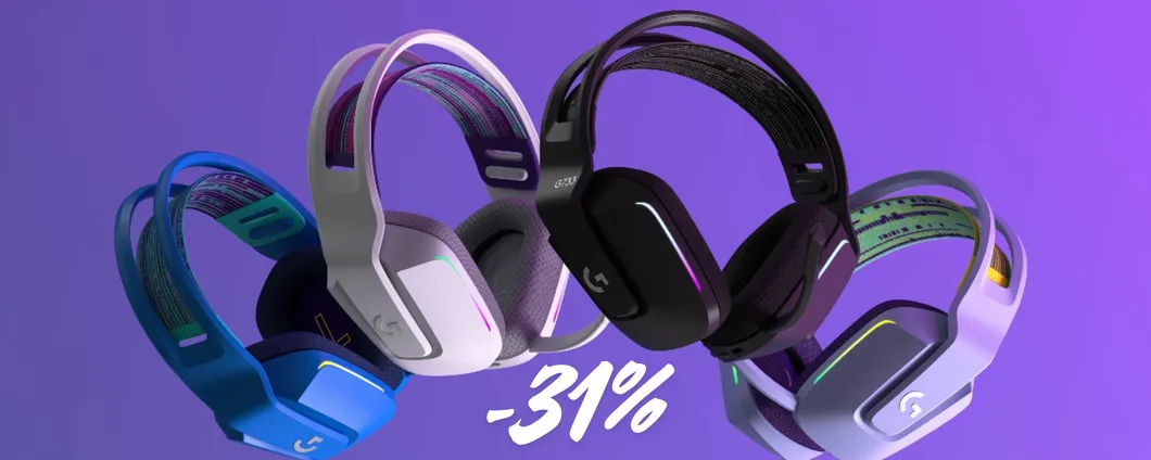 Vivi i tuoi giochi con le cuffie wireless Logitech G LIGHTSPEED