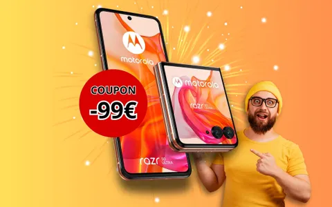 Motorola Razr 50 Ultra: il prezzo CROLLA con il coupon da 99€ DA PAURA