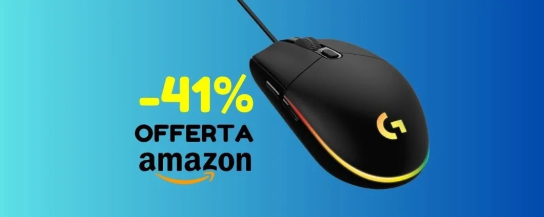 Mouse Logitech, approfitta del MINI PREZZO, su Amazon 41% di sconto