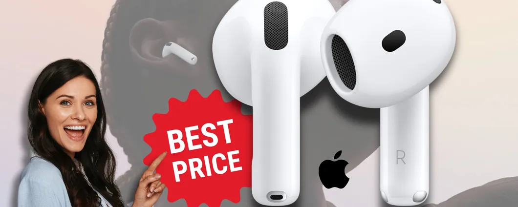 Apple AirPods 4: FINALMENTE in sconto su Amazon per un regalo speciale