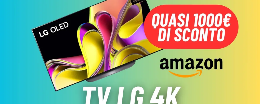 QUASI 1000€ di sconto sul TV LG da 55 pollici, OFFERTA FOLLE (48%)