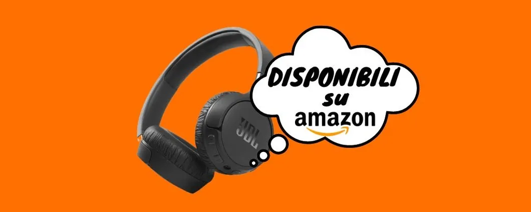 Fantastiche cuffie On-Ear JBL Tune ORA DISPONIBILI su Amazon