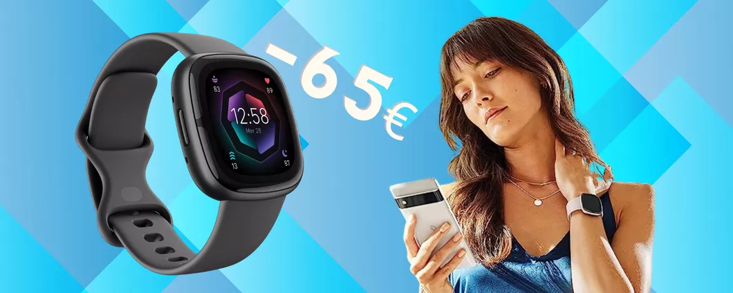 Fitbit Sense 2 in SUPER SCONTO, su Amazon risparmi 65€