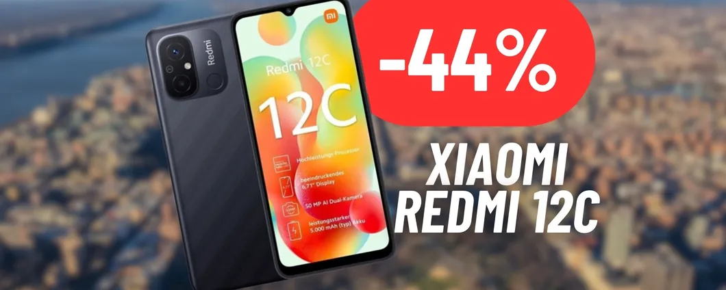 A questo prezzo Xiaomi Redmi 12C è un vero e proprio BEST BUY (-44%)