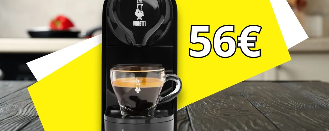 Scopri la Bialetti Gioia: macchina per caffè espresso con 32 capsule incluse!