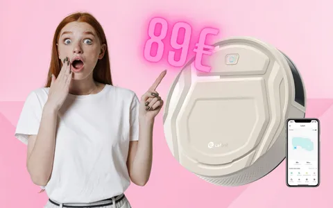 Niente più fatica per puire il pavimento: robot Lefant M210P a soli 89€!