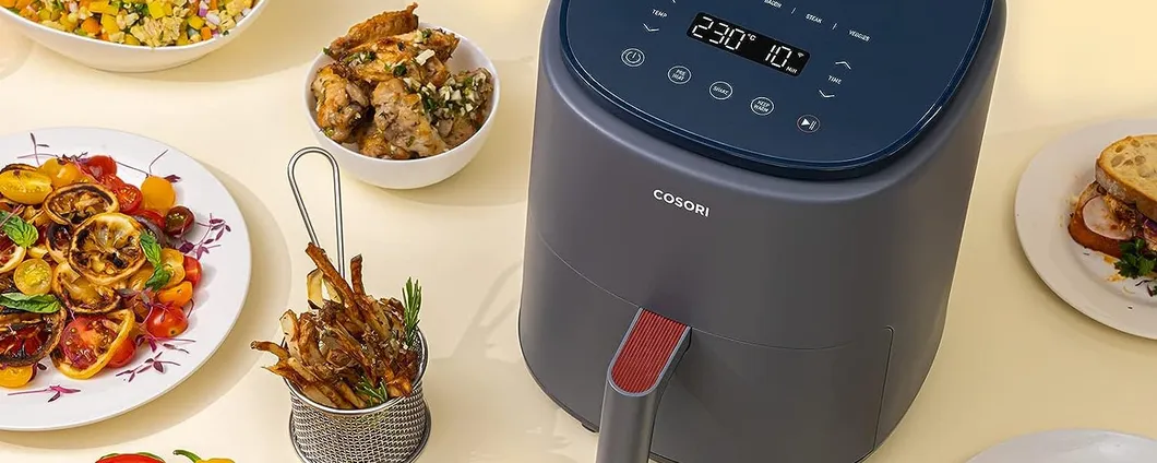 Piatti sani e veloci? Sì con la friggitrice ad aria Cosori oggi anche IN SCONTO su Amazon!