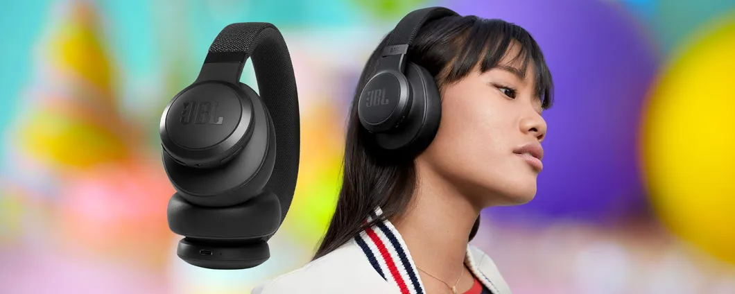 JBL LIVE 660NC: magnifiche cuffie wireless con cancellazione del rumore