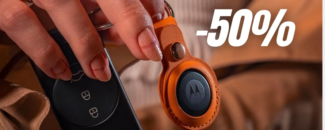Non perderai più nulla con lo smart Tag Motorola a metà prezzo per la Festa delle Offerte di Primavera
