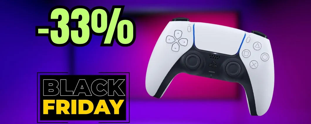 Maxi sconto sul DualSense per PS5 per il Black Friday Amazon