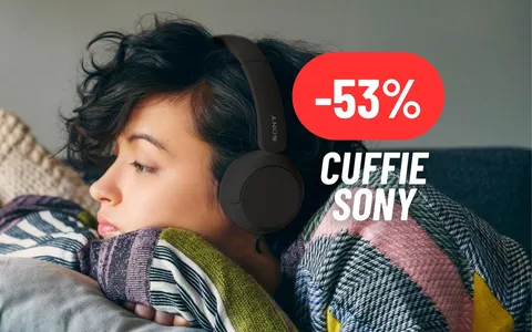 Mega sconto del 53% sulle cuffie bluetooth Sony: PREZZO RIDICOLO