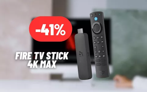 Accedi a tutti i tuoi contenuti streaming preferiti con la Fire TV Stick 4K Max in PROMOZIONE