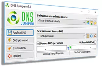 Come velocizzare Internet con DNS Jumper