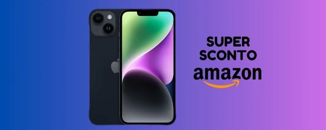 SOLO SU AMAZON: iPhone 14 a meno di 750 euro!