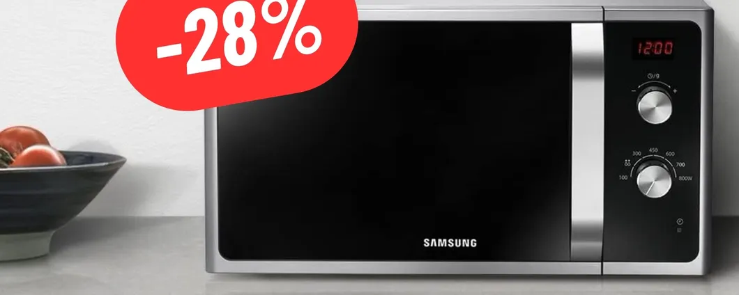 Prepara pietanze DELIZIOSE con il Forno a Microonde Samsung al 28% DI SCONTO