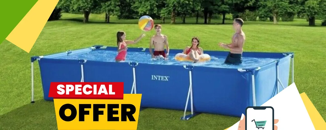 ENORME piscina da giardino a prezzo SCIOCCANTE con la promo eBay: scoprila oggi stesso!