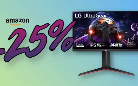 Il monitor da gaming LG UltraGear FHD da 24