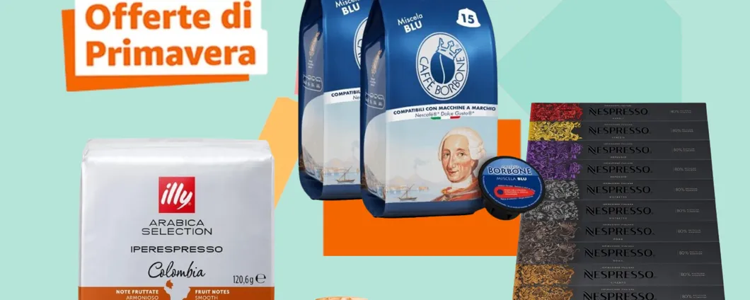 Caspule caffè da acquistare alla Feste delle Offerte di Primavera Amazon
