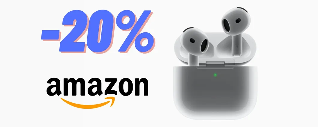AirPods 4: il top delle cuffie bluetooth targate Apple scontate del 20%
