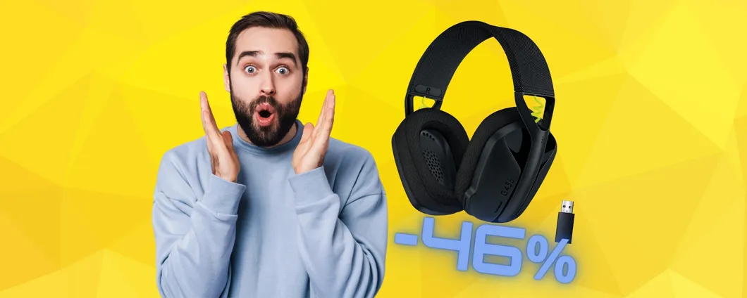 Audio immersivo e coinvolgente con le cuffie wireless da gaming Logitech G G435