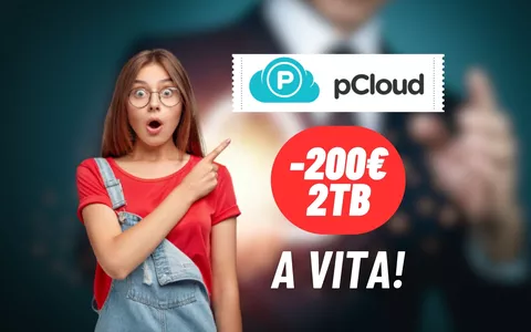 pCloud: 200€ di sconto sull'abbonamento da 2TB per SEMPRE