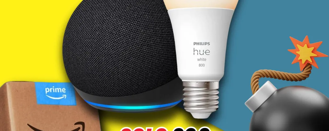 Echo dot e Philips Hue: SOLO 29€ per il bundle top della Festa delle Offerte!