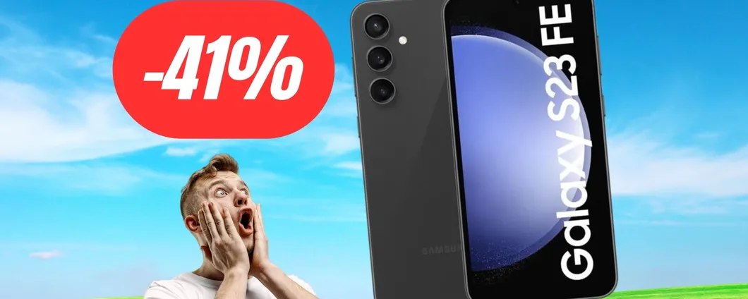 Samsung Galaxy S23 FE ad un prezzo da BEST BUY: -41%