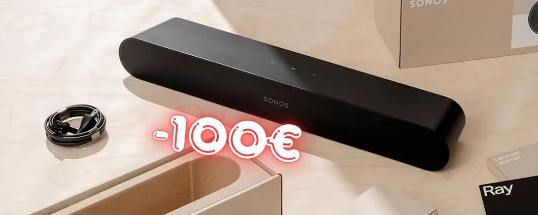Soundbar compatta in super offerta su Amazon con SCONTO di 100€