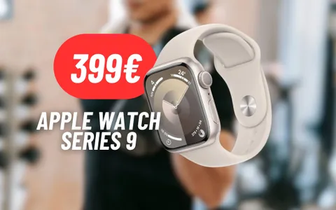 CROLLA SOTTO I 400 l Apple Watch Series 9 AMAZON FUORI TUTTO