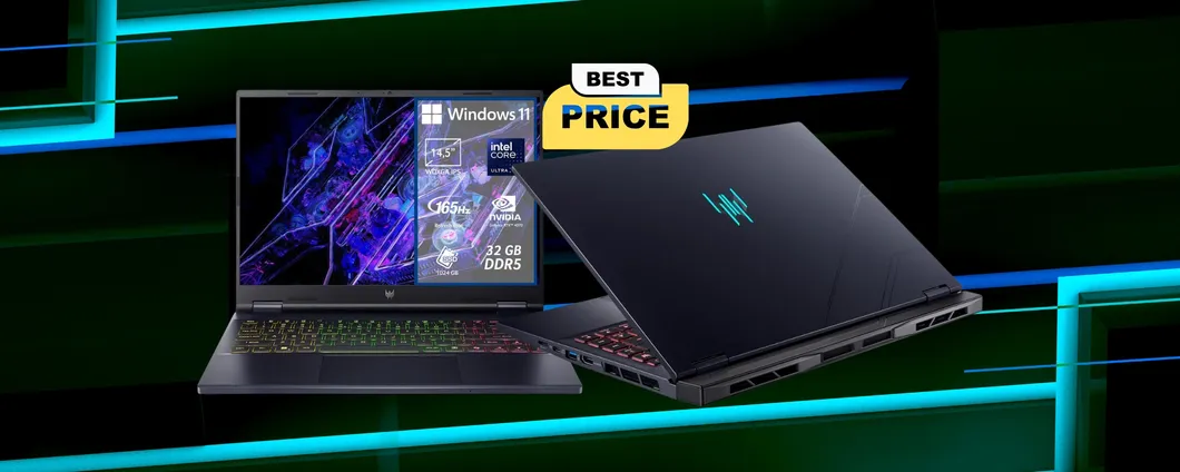 Potenza e portabilità Top: Acer Predator Helios Neo 14 è il notebook gaming da battere!