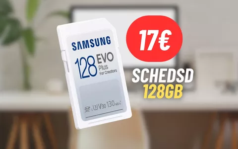 128GB di schedaSD di Samsung IN OFFERTA su Amazon